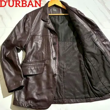 D'URBAN 가죽 자켓 양가죽 램 가죽 보르도 계열 L