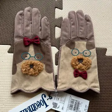 미사용 새상품 호코모모라 강아지 장갑