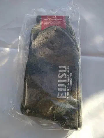 EVISU 양말 1 카모플라쥬 두꺼운 원단 25~27cm