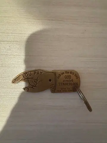 레어! TENDERLOIN YOU PAY 텐더 로인 유페이 키홀더