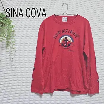 SINA COVA 레드 긴팔 티셔츠