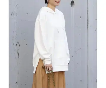 조인트 웍스 종이상자 소재 후드티