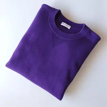 BEAUTY & YOUTH 퍼플 크루넥 스웨터