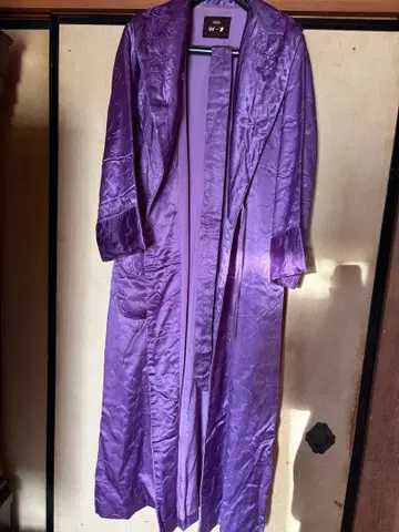 TERIJN W-7 보라색 롱 가운