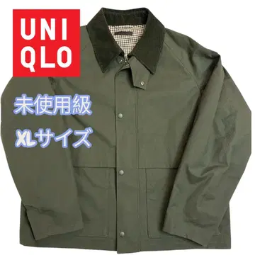 [시착만 한 상품] 유니클로 유틸리티 숏 블루종 XL 57 올리브