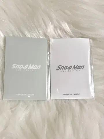 [ 와타나베 쇼타 ] SnowMan POPUP 한국 포토 카드 AB
