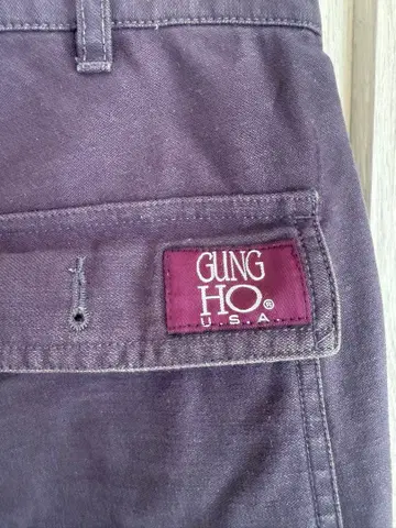 GUNG HO x DEAR LAUREL 베이커 팬츠