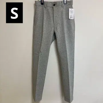 BEAUTY & YOUTH 더블 니트 노플리츠 슬랙스 팬츠 S