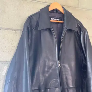 [ 새상품급 ] 가죽 자켓 90's vintage 싱글