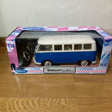 폭스바겐 버스 무선 조종 WELLY사제 블루