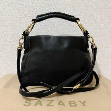 SAZABY 블랙 숄더백