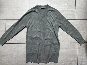 [ 새상품급 ] 띠어리 럭스 긴팔 가디건 울 100% 네이비 38