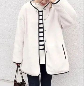 SHIPS 보아 코트 보아 자켓