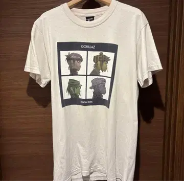 Gorillaz 데몬 데이즈 티셔츠 구제 의류