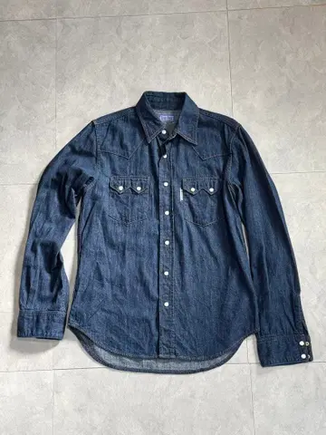 BLUE BLUE 블루 데님 셔츠 할리우드 런치 마켓