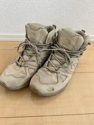 THE NORTH FACE 트레킹 슈즈 베이지 25.5cm