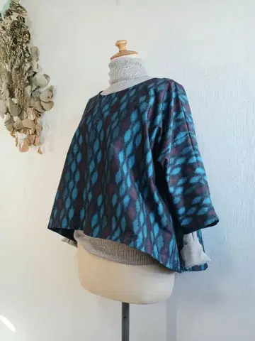 기모노 리메이크 상의 블라우스 풀오버