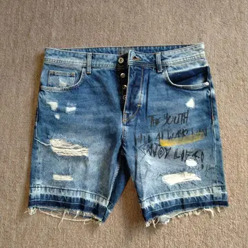 ZARA MAN 데미지 숏팬츠 USA 32