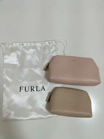 FURLA 파우치 2종 세트 보관 주머니 포함