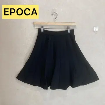 [ 새상품급 ] EPOCA 플레어 스커트 블랙 사이즈 40