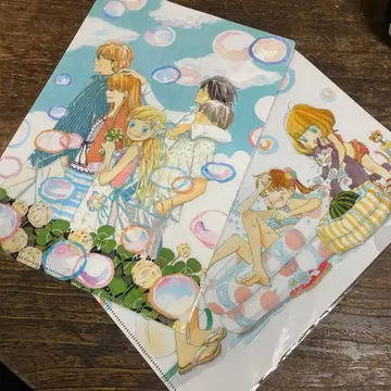 치카 우미노 원화전 클리어 파일 2장