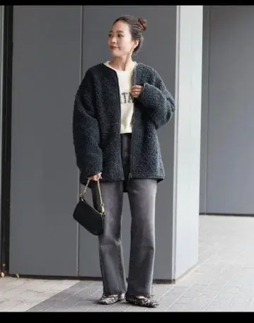 BC.STOCK 보아 파이핑 블루종 아우터