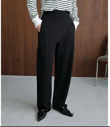 evernavy 분또 커브 팬츠 M 블랙