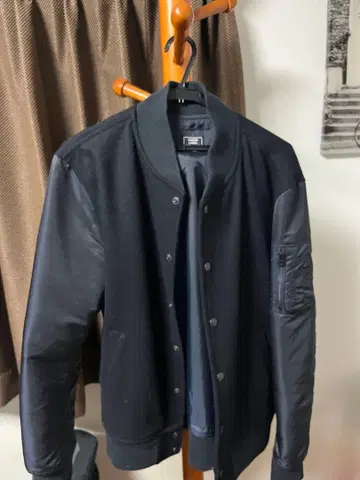 그린 레이블 릴랙싱 멜튼 콤비 자켓