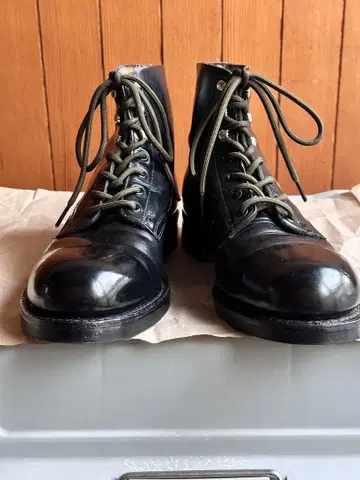 (하자품) 캐나다군 서비스 부츠