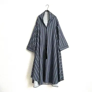 Palmer//harding 스트라이프 롱 셔츠 원피스 오버 사이즈