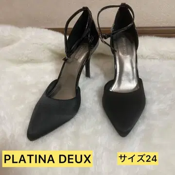 [ 새상품급 ] PLATINA DEUX 하이힐 블랙 24cm
