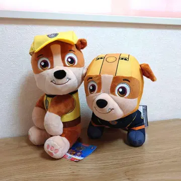 [ 새상품 택 포함 ] 파우 패트롤 BIG 봉제 인형 러블 2체 세트