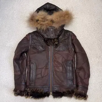 페노메논 phenomenon 패치워크 리얼 무스탕 사이즈 44