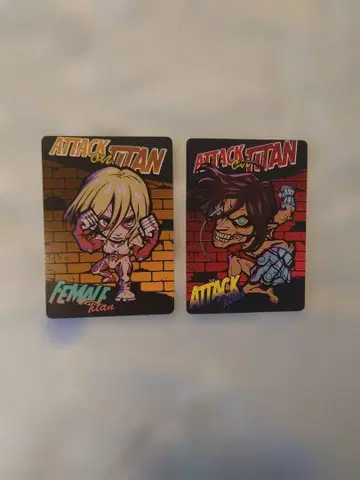 진격의 거인 E-DINER 이디스 엘렌 여자형 거인 특전 카드