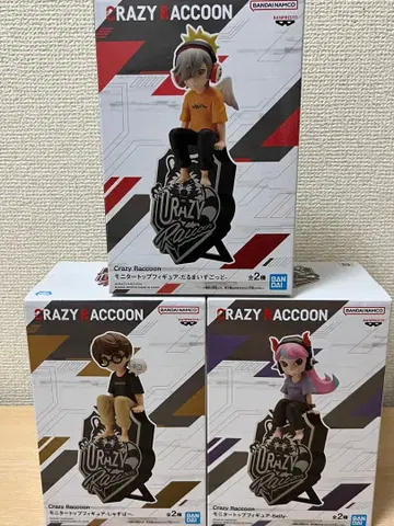 CR 모니터 탑 피규어 달마 재스퍼 Selly B 컬러 세트