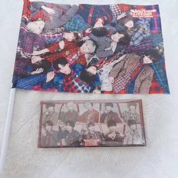 WAIWAI LIVE 2025 홍팀 플래그 티켓 홀더