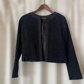 Demi-Luxe BEAMS 블랙 트위드 자켓 38