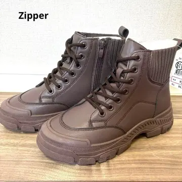 Zipper 여성용 캐주얼 부츠 M 사이즈