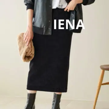IENA 코듀로이 저지 스커트 36