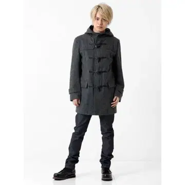 AS SUPER SONIC 더플 코트 그레이