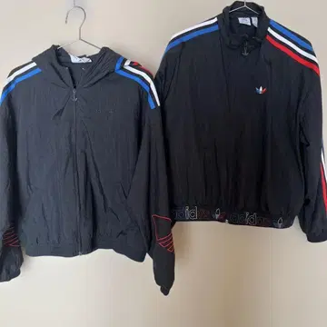 adidas originals 바스락 블랙 후드 자켓