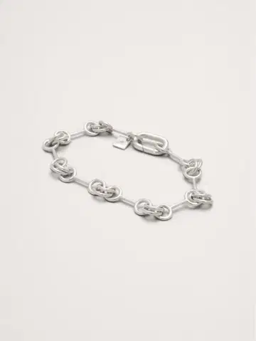 바나나리퍼블릭 더블 링 체인 팔찌 실버 기시 유타