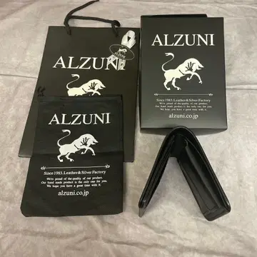 ALZUNI 블랙 접이식 지갑