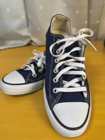 26cm CONVERSE 네이비 로우컷 스니커즈