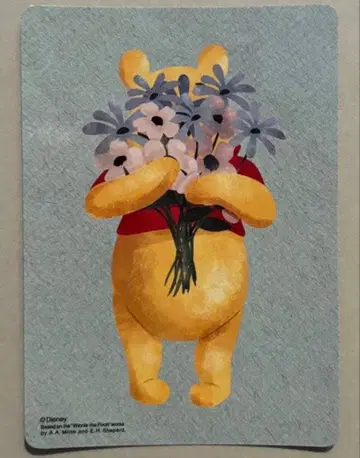 디즈니 스토어 가위바위보 카드 20주년 푸우