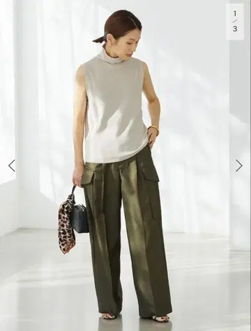 [ IENA ] 워셔블 카고 슬랙스