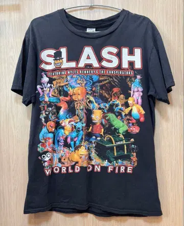 SLASH WORLD ON FIRE T셔츠 2015