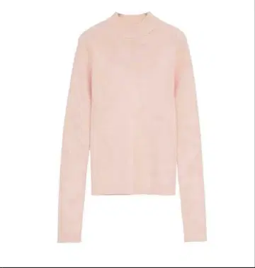 택 포함 새상품 클라네 H/N RIB KNIT TOPS 핑크