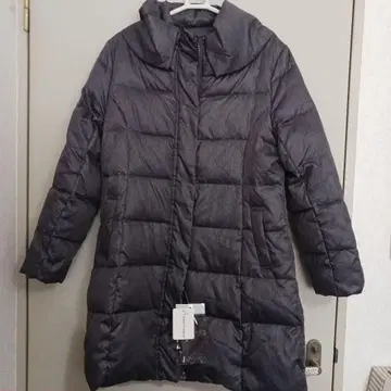 다크 그레이 롱 다운 자켓