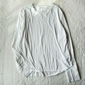 23SS R'IAM PLAGE 커프스롱T 화이트